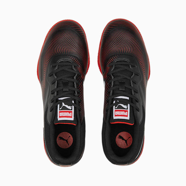 TRUCO IIl Indoor Sports Shoes, PUMA Black-PUMA Red, extralarge-IND