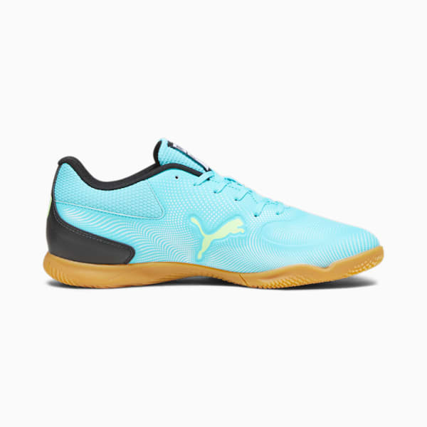 TRUCO IIl Indoor Sports Shoes, Team Aqua-Speed Green-PUMA Black, extralarge-IND