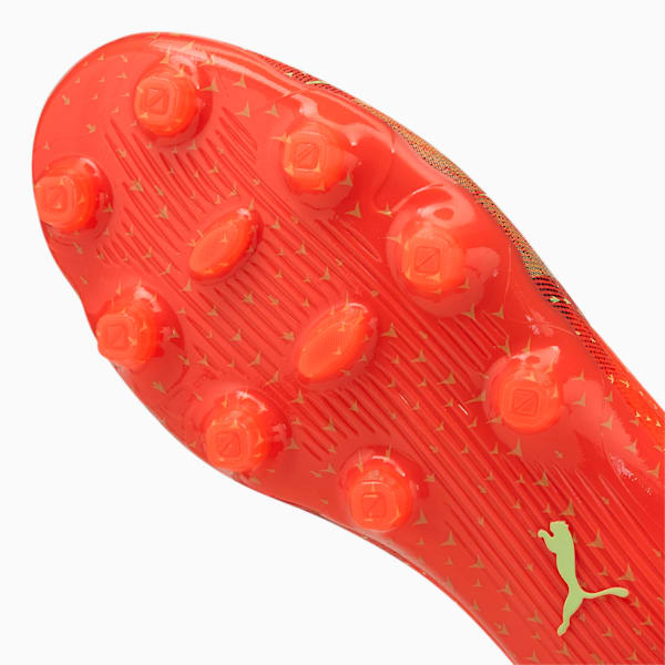 メンズ ウルトラ アルティメット HG/AG サッカー スパイク, Fiery Coral-Fizzy Light-Puma Black
