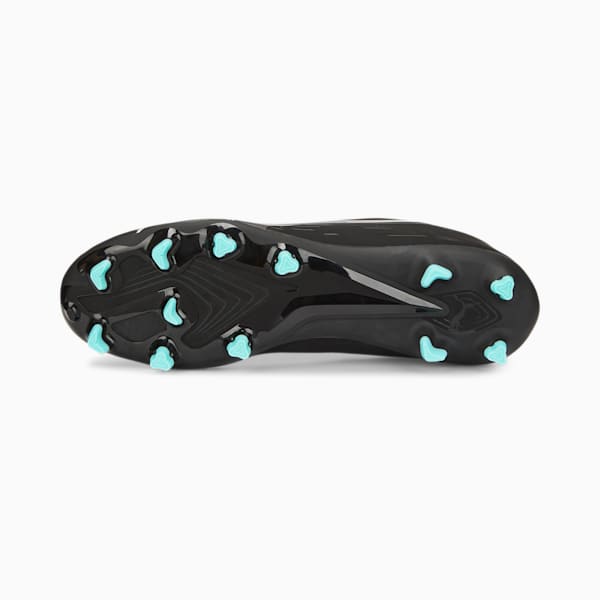 ULTRA PLAY FG/AG Football Boots Men, Puma Black-Puma White-Elektro Aqua, extralarge-IND