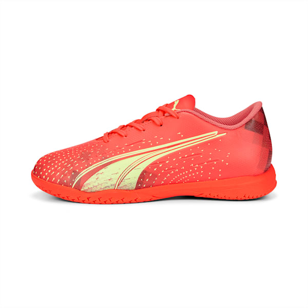 Ultra Play Youth Indoor Sports Shoes, Fiery Coral-Fizzy Light-Puma Black, extralarge-IND
