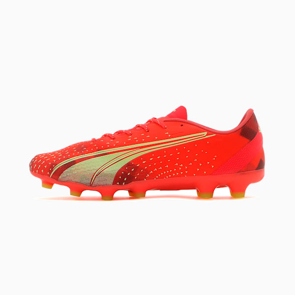 メンズ ウルトラ プロ HG/AG サッカー スパイク, Fiery Coral-Fizzy Light-Puma Black