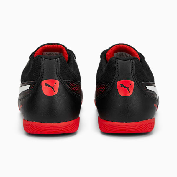 TRUCO III Youth Indoor Sports Shoes, PUMA Black-PUMA Red, extralarge-IND