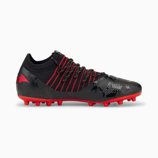PUMA x BATMAN FUTURE 1.3 MG Men's Football Boots, Puma Black-High Risk Red-Puma White-Asphalt, extralarge-GBR