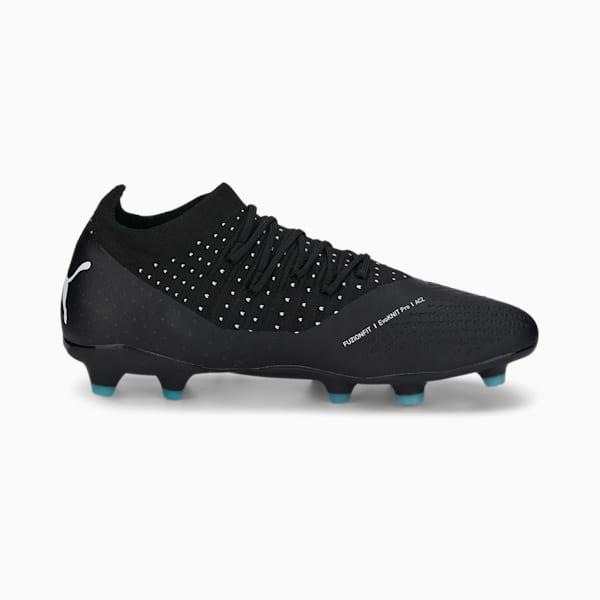 FUTURE 3.4 FG/AG Football Boots Men, Puma Black-Quarry-Elektro Aqua-Puma White, extralarge-IND