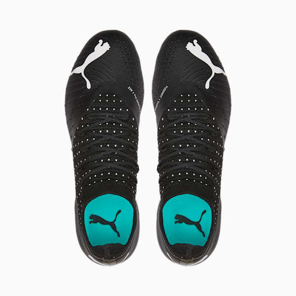 FUTURE 3.4 FG/AG Football Boots Men, Puma Black-Quarry-Elektro Aqua-Puma White, extralarge-IND
