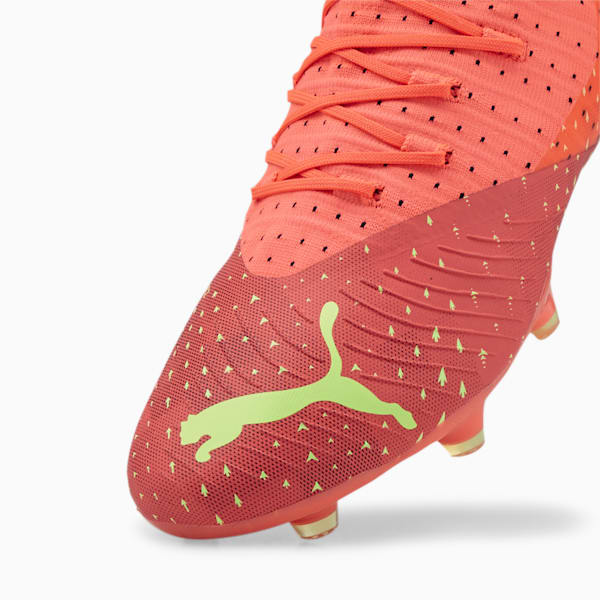 FUTURE 3.4 FG/AG Football Boots Men, Fiery Coral-Fizzy Light-Puma Black-Salmon, extralarge-AUS