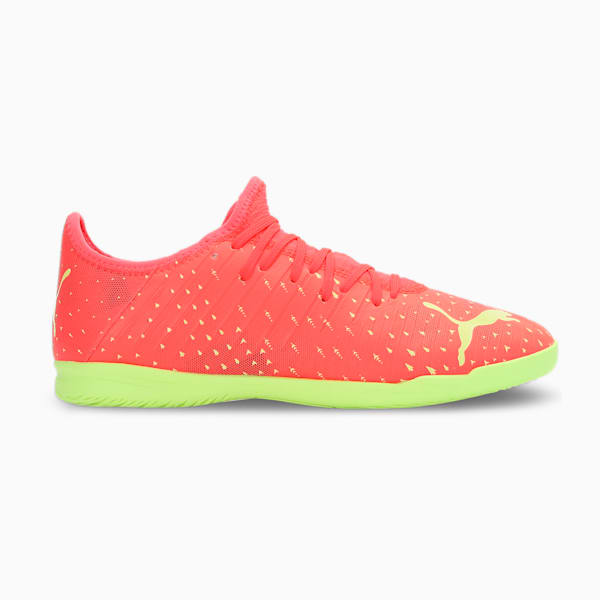 FUTURE 4.4 Men's Indoor Court Shoes, Fiery Coral-Fizzy Light-Puma Black-Salmon, extralarge-IND