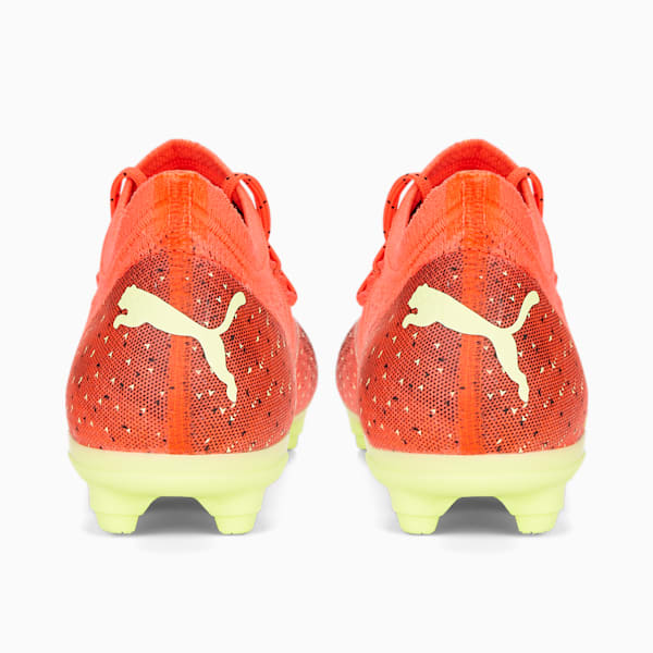 FUTURE 2.4 FG/AG Soccer Cleats Big Kids, Fiery Coral-Fizzy Light-Puma Black-Salmon, extralarge