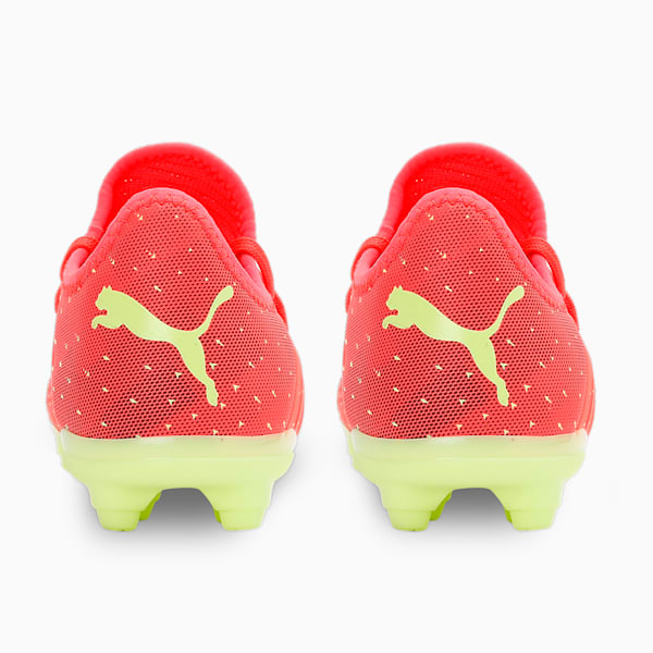 FUTURE 4.4 FG/AG Football Boots Youth, Fiery Coral-Fizzy Light-Puma Black-Salmon, extralarge-AUS