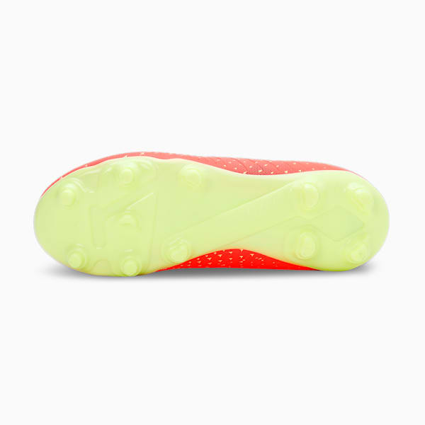 FUTURE 4.4 FG/AG Football Boots Youth, Fiery Coral-Fizzy Light-Puma Black-Salmon, extralarge-IND