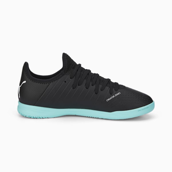 FUTURE 4.4 Youth Indoor Court Shoes, Puma Black-Puma White-Elektro Aqua, extralarge-IND