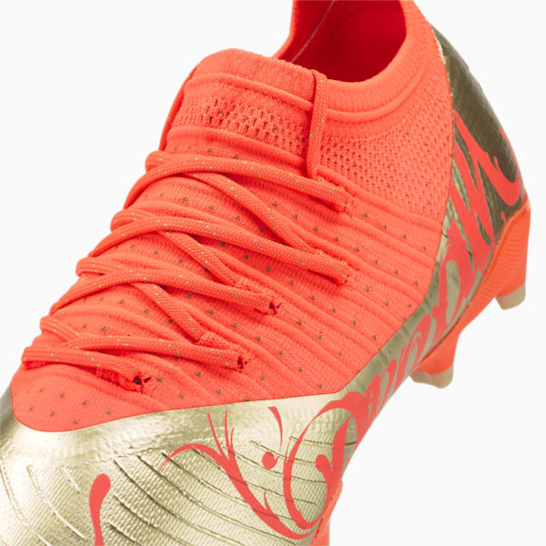 Neymar Jr FUTURE 2.4 FG/AG Football Boots Men, Fiery Coral-Gold, extralarge-GBR