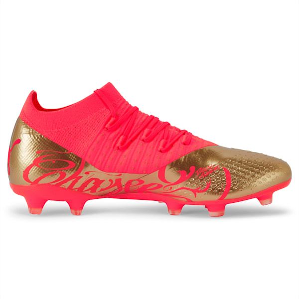 Neymar Jr FUTURE 3.4 FG/AG Football Boots Men, Fiery Coral-Gold