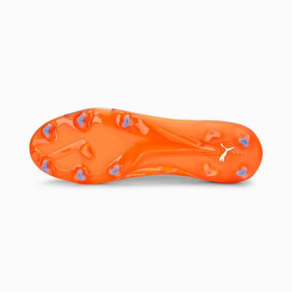 ULTRA ULTIMATE Unisex Football Boots, Ultra Orange-PUMA White-Blue Glimmer, extralarge-IND