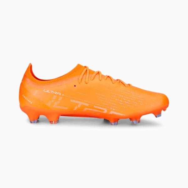 ULTRA ULTIMATE Unisex Football Boots, Ultra Orange-PUMA White-Blue Glimmer, extralarge-IND
