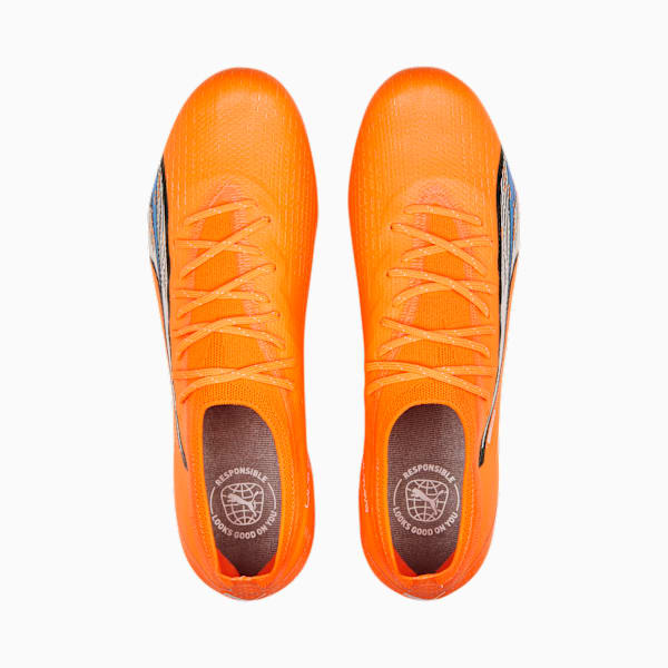 ULTRA ULTIMATE Football Boots, Ultra Orange-PUMA White-Blue Glimmer, extralarge-IND