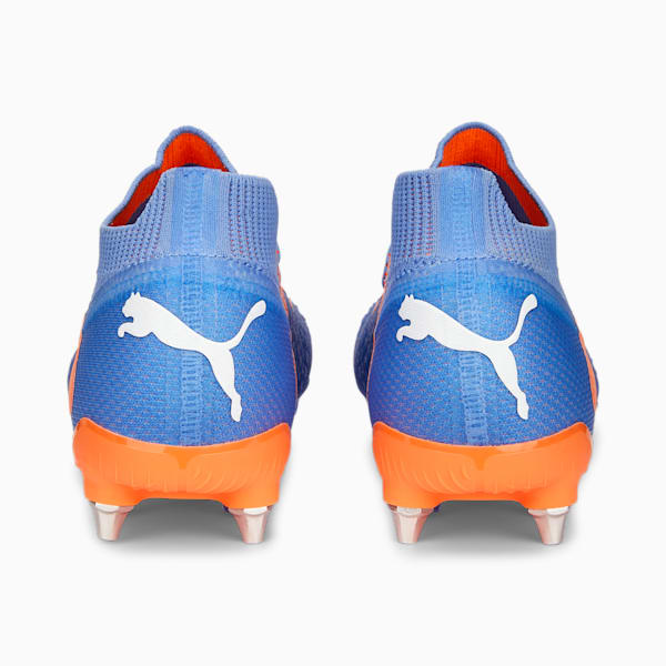FUTURE ULTIMATE MxSG Football Boots, Blue Glimmer-PUMA White-Ultra Orange