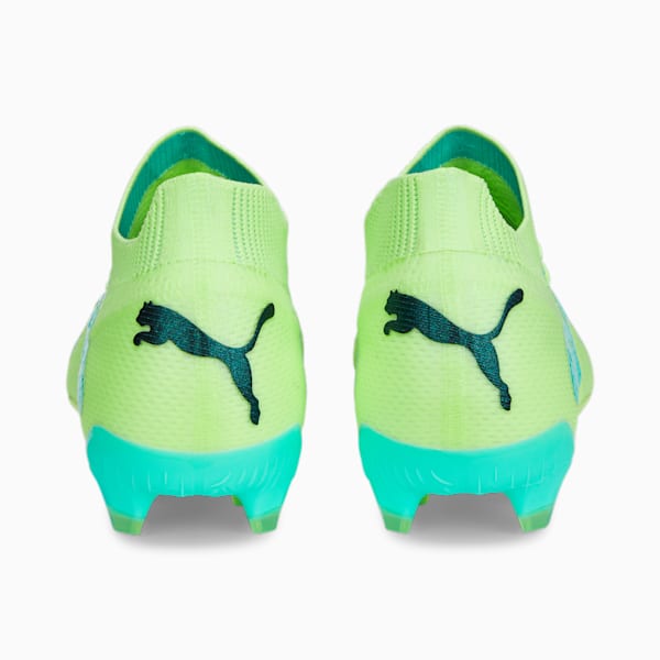 FUTURE ULTIMATE FG/AG Unisex Soccer Cleats, Fast Yellow-PUMA Black-Electric Peppermint, extralarge-IND