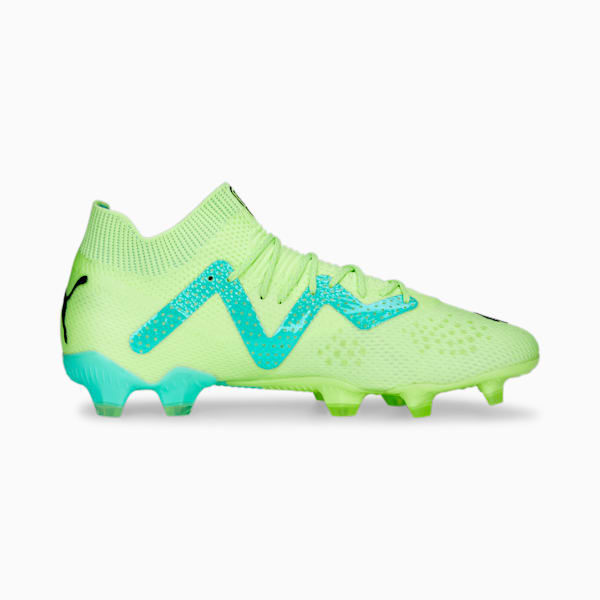 FUTURE ULTIMATE FG/AG Women's Soccer Cleats, Fast Yellow-PUMA Black-Electric Peppermint
