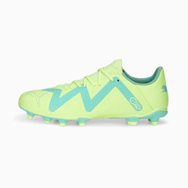 FUTURE PLAY Unisex Football Boots, Fast Yellow-PUMA Black-Electric Peppermint, extralarge-AUS