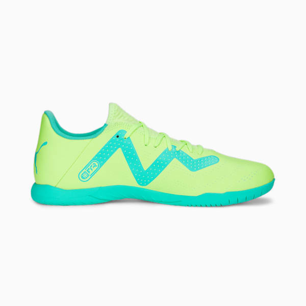 FUTURE PLAY Indoor Court Shoes, Fast Yellow-PUMA Black-Electric Peppermint, extralarge-IND