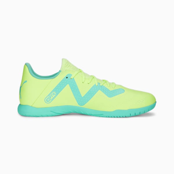 FUTURE PLAY Unisex Indoor Court Shoes, Fast Yellow-PUMA Black-Electric Peppermint, extralarge-IND