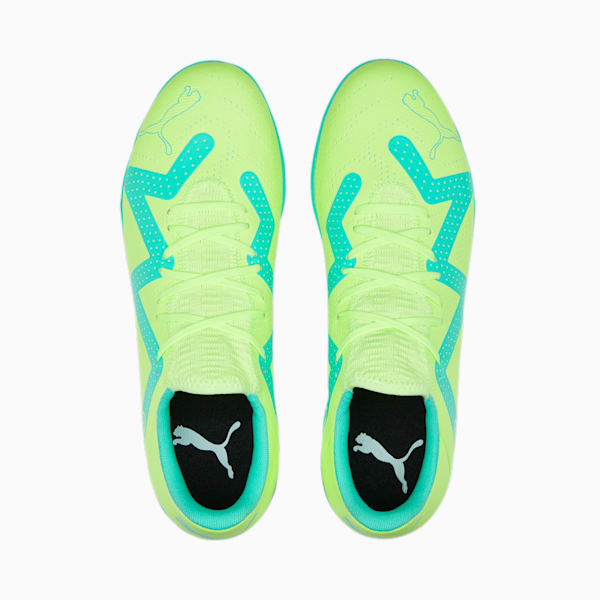 FUTURE PLAY Indoor Court Shoes, Fast Yellow-PUMA Black-Electric Peppermint, extralarge-IND