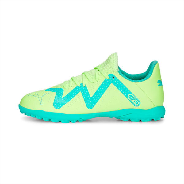 FUTURE PLAY Youth Turf Trainers, Fast Yellow-PUMA Black-Electric Peppermint, extralarge-IND