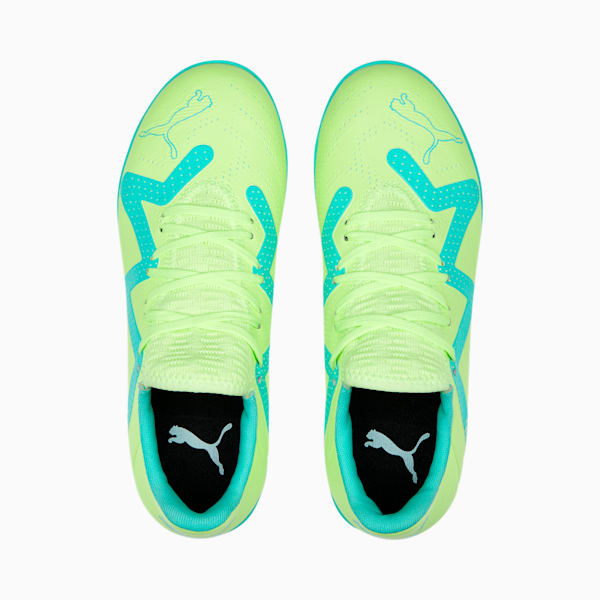 FUTURE PLAY Youth Turf Trainers, Fast Yellow-PUMA Black-Electric Peppermint, extralarge-IND