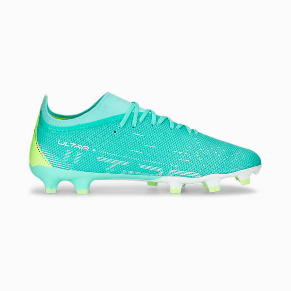 ULTRA MATCH Men's Football Boots, Electric Peppermint-PUMA White-Fast Yellow, extralarge-IND