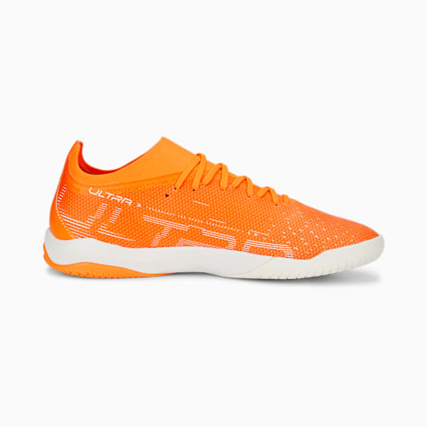 ULTRA MATCH Men's Indoor Sports Shoes, Ultra Orange-PUMA White-Blue Glimmer, extralarge-IND