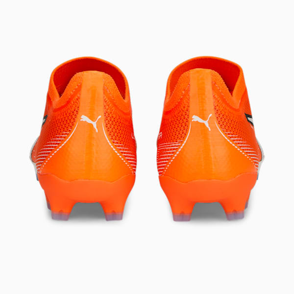 ULTRA Match FG/AG Football Boots Women, Ultra Orange-PUMA White-Blue Glimmer