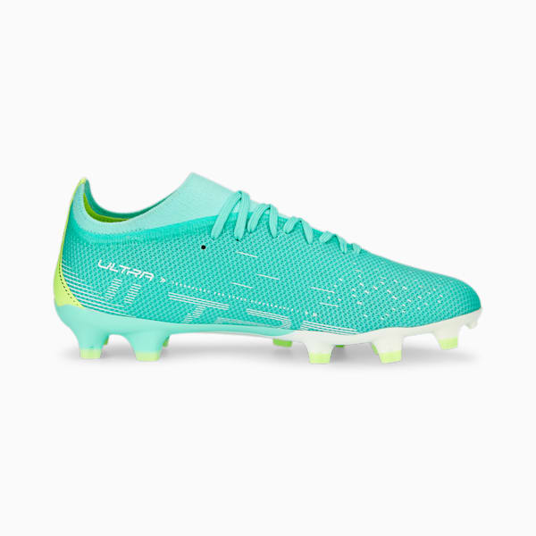 ULTRA Match FG/AG Football Boots Women, Electric Peppermint-PUMA White-Fast Yellow, extralarge-GBR