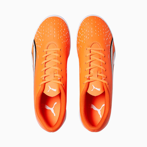 ULTRA Play TT Men's Soccer Cleats, Ultra Orange-PUMA White-Blue Glimmer