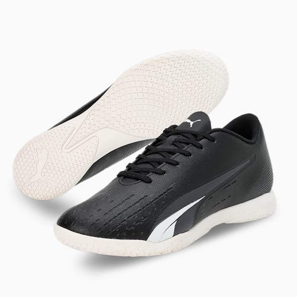 ULTRA PLAY Men's Indoor Sports Shoes, PUMA Black-PUMA White, extralarge-IND