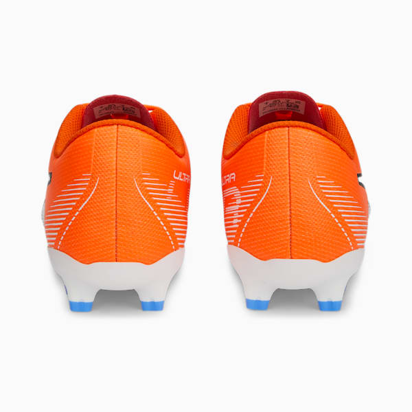 ULTRA Play FG/AG Football Boots Youth, Ultra Orange-PUMA White-Blue Glimmer