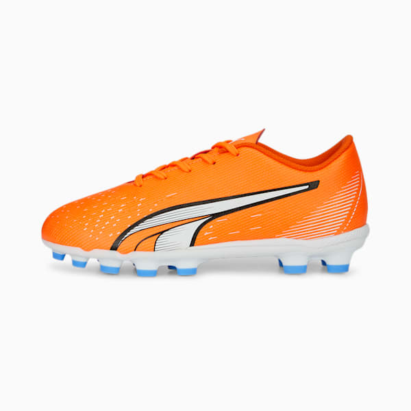 キッズ ウルトラ プレイ HG/AG サッカー スパイク 20-24.5cm, Ultra Orange-PUMA White-Blue Glimmer, extralarge-JPN