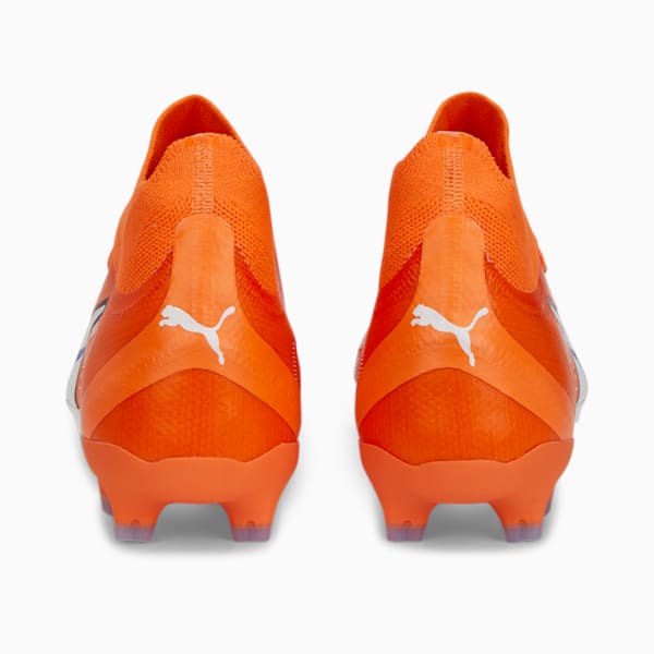 ULTRA PRO Men's Football Boots, Ultra Orange-PUMA White-Blue Glimmer, extralarge-IDN