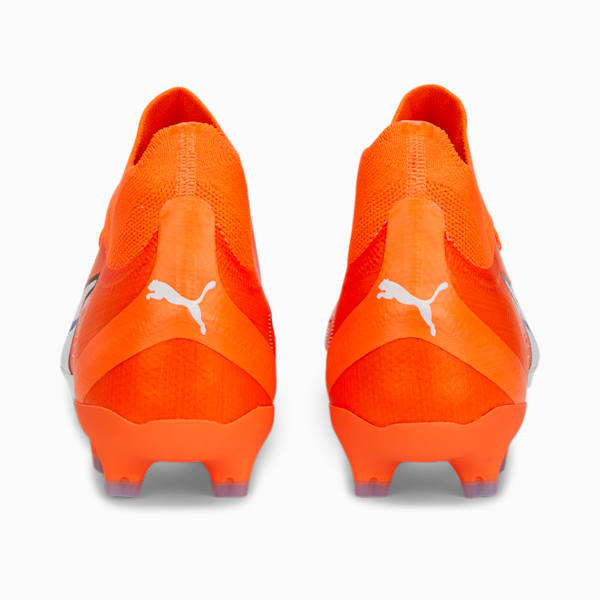 ULTRA PRO Men's Football Boots, Ultra Orange-PUMA White-Blue Glimmer, extralarge-IND