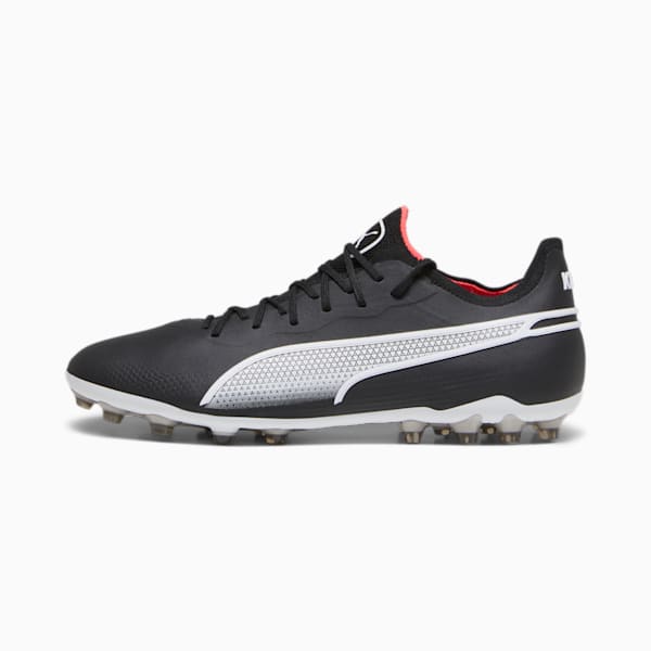 ユニセックス キング アルティメット MG サッカースパイク, PUMA Black-PUMA White-Fire Orchid, extralarge-JPN