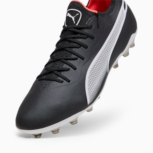 メンズ プーマ キング アルティメット MG サッカー スパイク, PUMA Black-PUMA White-Fire Orchid, extralarge-JPN