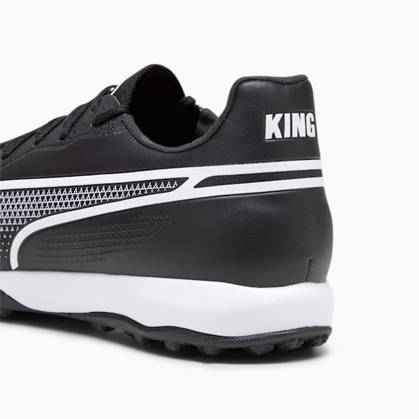 KING PRO TT Unisex Football Boots, PUMA Black-PUMA White, extralarge-IND