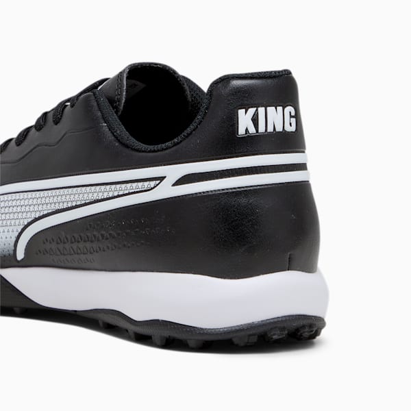 KING MATCH TT Unisex Football Boots, PUMA Black-PUMA White, extralarge-AUS