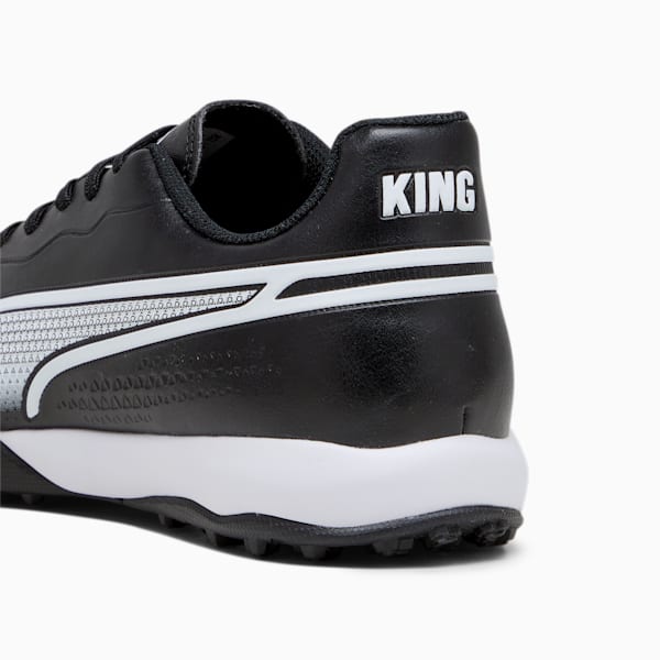 KING MATCH TT Unisex Football Boots, PUMA Black-PUMA White, extralarge-IND