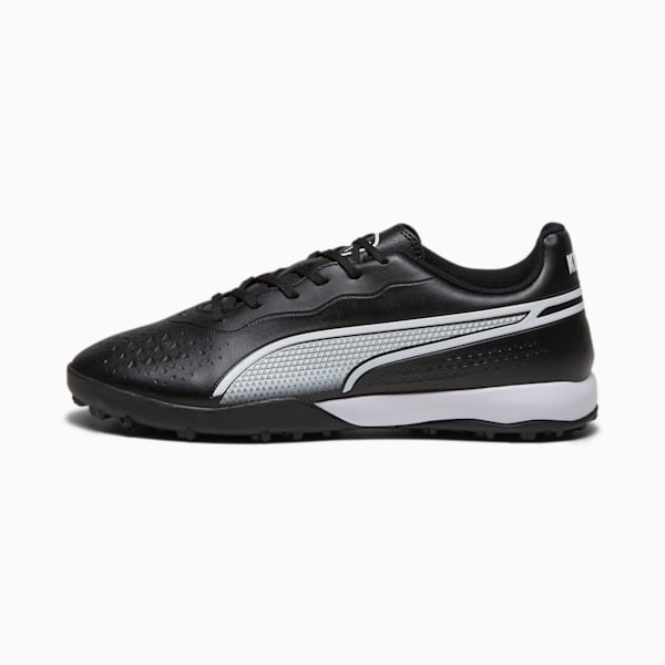 KING MATCH TT Unisex Football Boots, PUMA Black-PUMA White, extralarge-AUS