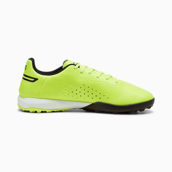 KING MATCH TT Football Boots Unisex, Electric Lime-PUMA Black, extralarge