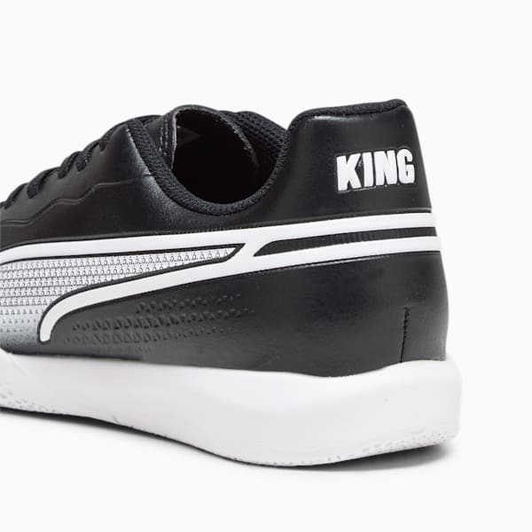 KING MATCH IT Youth Football Boots, PUMA Black-PUMA White, extralarge-GBR