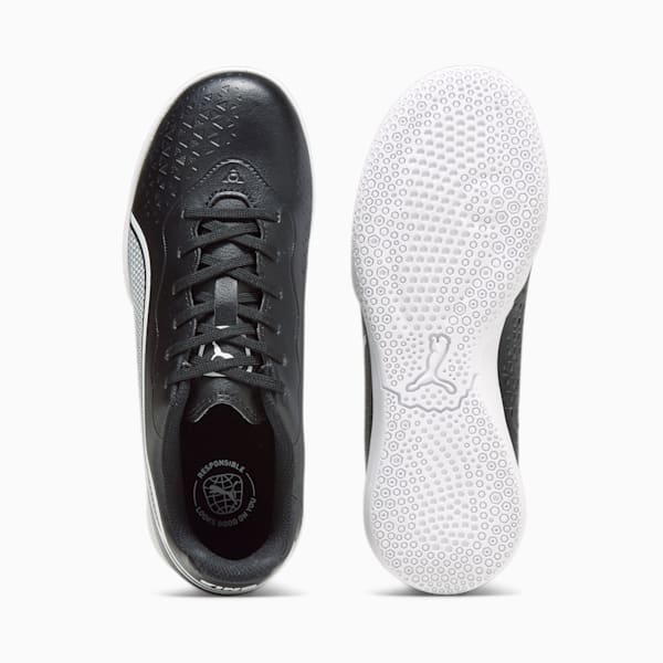 KING MATCH IT Youth Football Boots, PUMA Black-PUMA White, extralarge-GBR