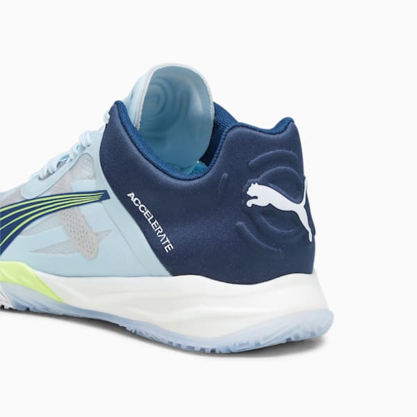 Accelerate NITRO™ SQD Indoor Sports Shoes, Silver Sky-Persian Blue-PUMA White, extralarge